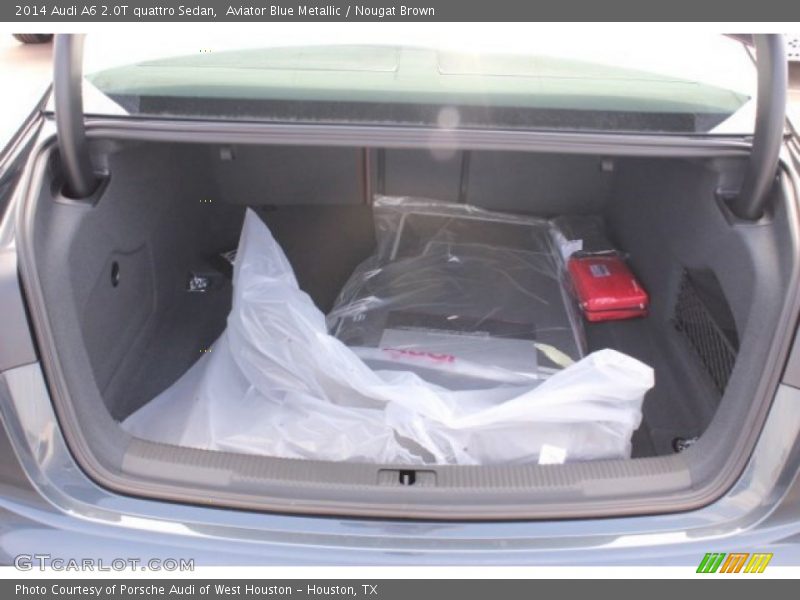 Aviator Blue Metallic / Nougat Brown 2014 Audi A6 2.0T quattro Sedan