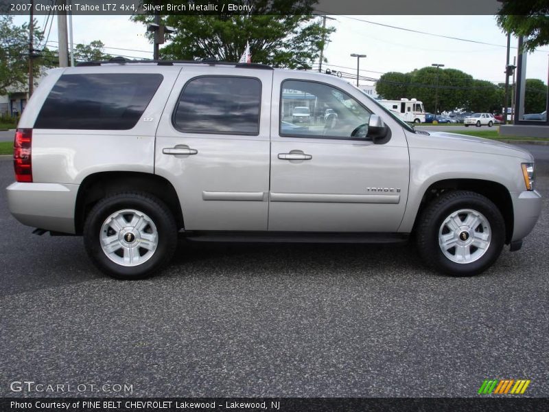 Silver Birch Metallic / Ebony 2007 Chevrolet Tahoe LTZ 4x4