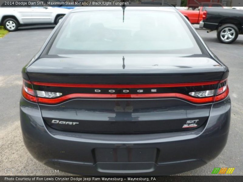 Maximum Steel Metallic / Black/Light Tungsten 2014 Dodge Dart SXT