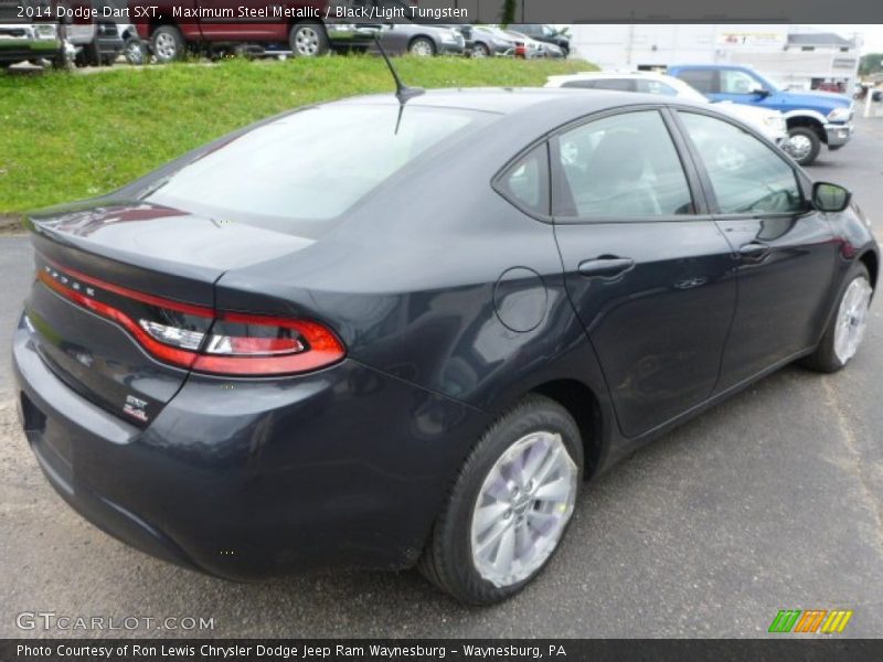 Maximum Steel Metallic / Black/Light Tungsten 2014 Dodge Dart SXT