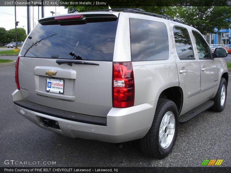 Silver Birch Metallic / Ebony 2007 Chevrolet Tahoe LTZ 4x4