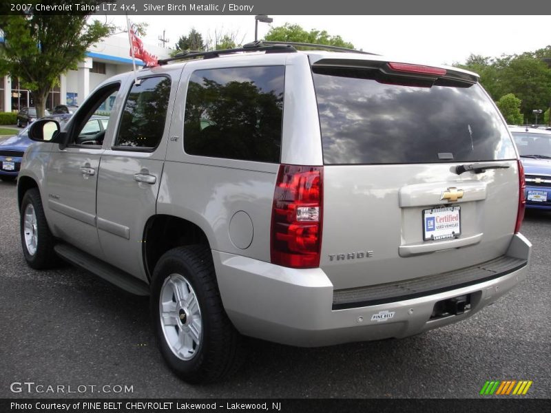 Silver Birch Metallic / Ebony 2007 Chevrolet Tahoe LTZ 4x4