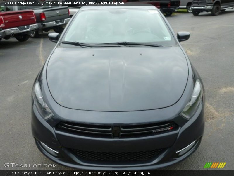 Maximum Steel Metallic / Black/Light Tungsten 2014 Dodge Dart SXT