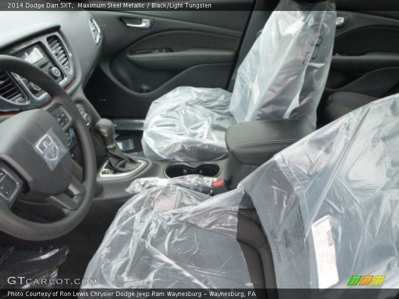 Maximum Steel Metallic / Black/Light Tungsten 2014 Dodge Dart SXT