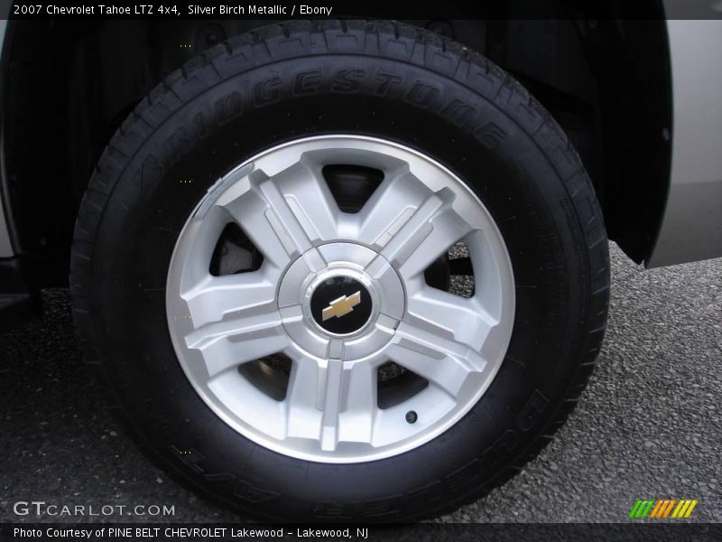 Silver Birch Metallic / Ebony 2007 Chevrolet Tahoe LTZ 4x4