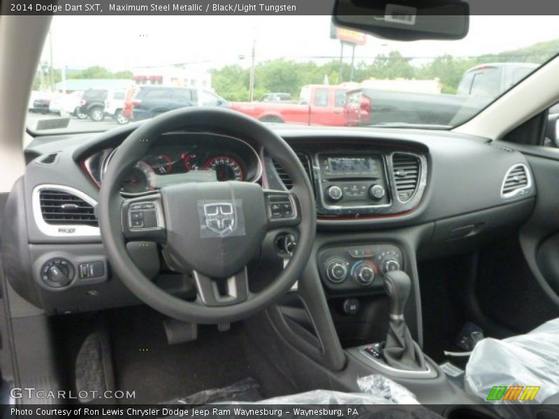 Maximum Steel Metallic / Black/Light Tungsten 2014 Dodge Dart SXT