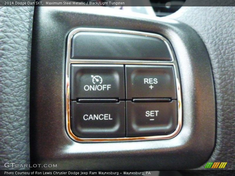 Maximum Steel Metallic / Black/Light Tungsten 2014 Dodge Dart SXT