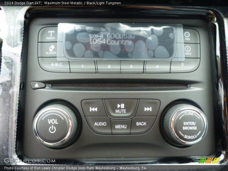 Maximum Steel Metallic / Black/Light Tungsten 2014 Dodge Dart SXT
