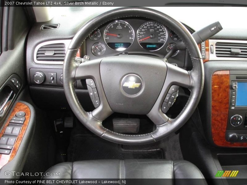 Silver Birch Metallic / Ebony 2007 Chevrolet Tahoe LTZ 4x4