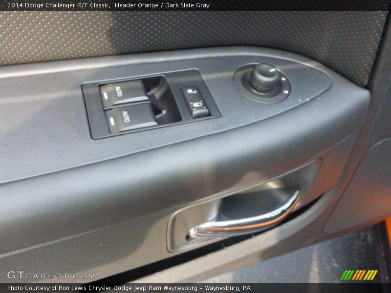 Header Orange / Dark Slate Gray 2014 Dodge Challenger R/T Classic