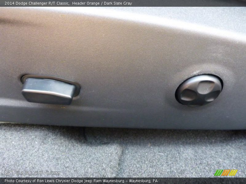 Header Orange / Dark Slate Gray 2014 Dodge Challenger R/T Classic