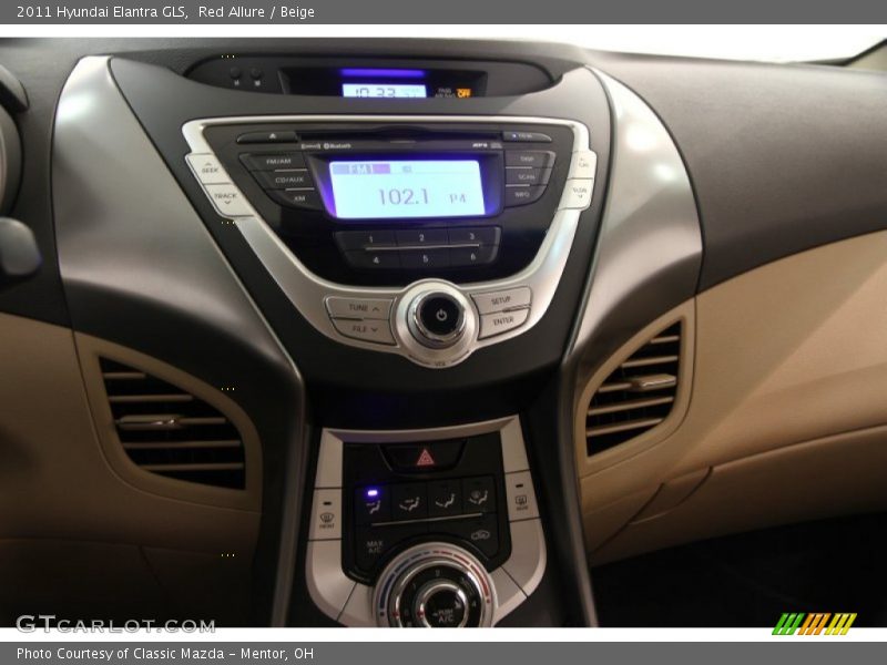 Red Allure / Beige 2011 Hyundai Elantra GLS