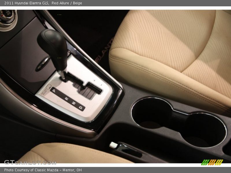 Red Allure / Beige 2011 Hyundai Elantra GLS