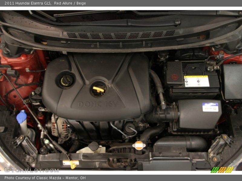 Red Allure / Beige 2011 Hyundai Elantra GLS