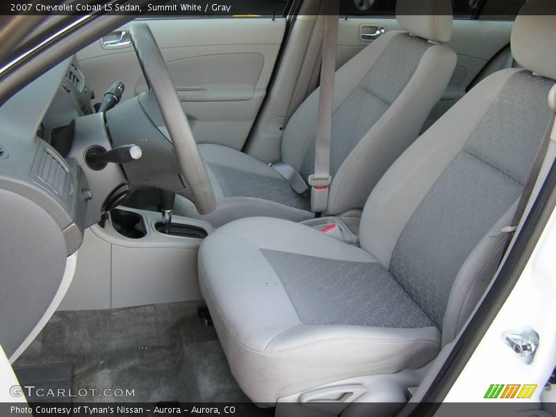 Summit White / Gray 2007 Chevrolet Cobalt LS Sedan
