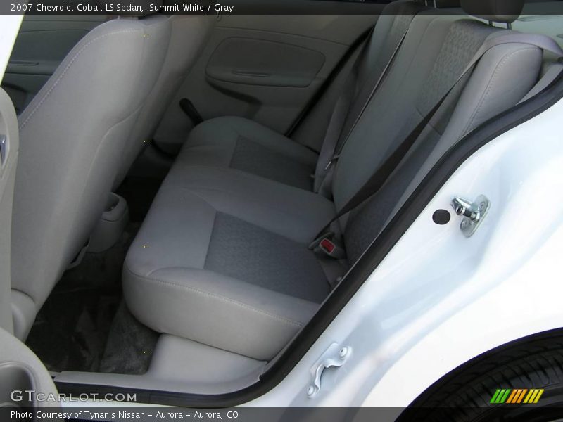 Summit White / Gray 2007 Chevrolet Cobalt LS Sedan