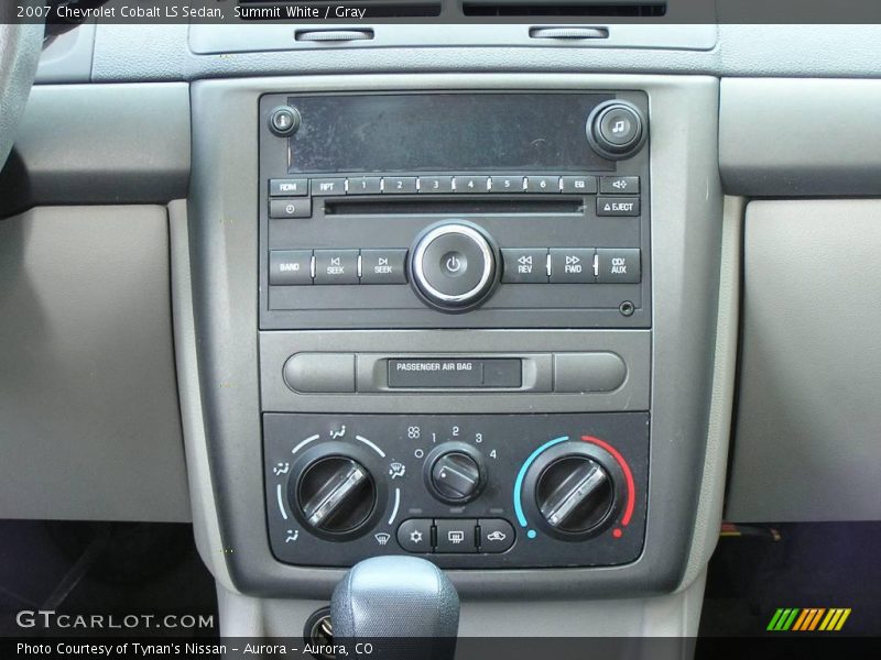 Summit White / Gray 2007 Chevrolet Cobalt LS Sedan