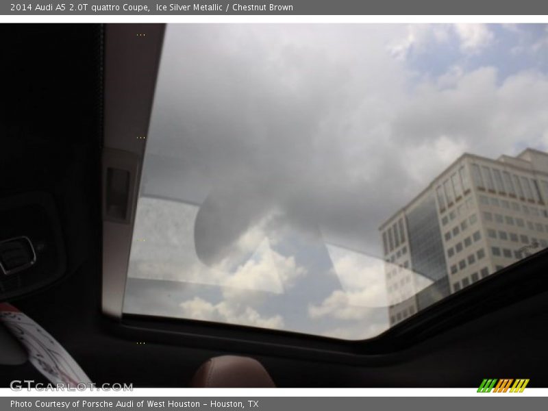 Ice Silver Metallic / Chestnut Brown 2014 Audi A5 2.0T quattro Coupe