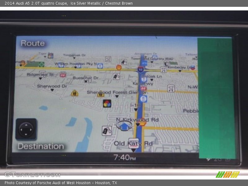 Ice Silver Metallic / Chestnut Brown 2014 Audi A5 2.0T quattro Coupe
