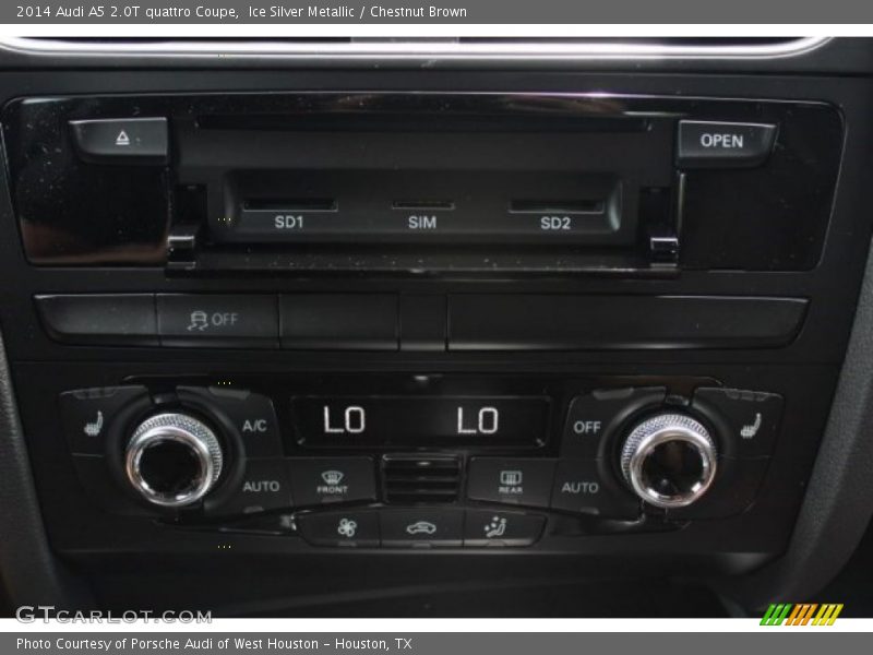 Ice Silver Metallic / Chestnut Brown 2014 Audi A5 2.0T quattro Coupe