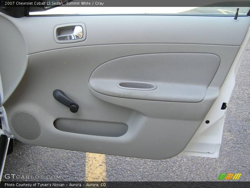 Summit White / Gray 2007 Chevrolet Cobalt LS Sedan