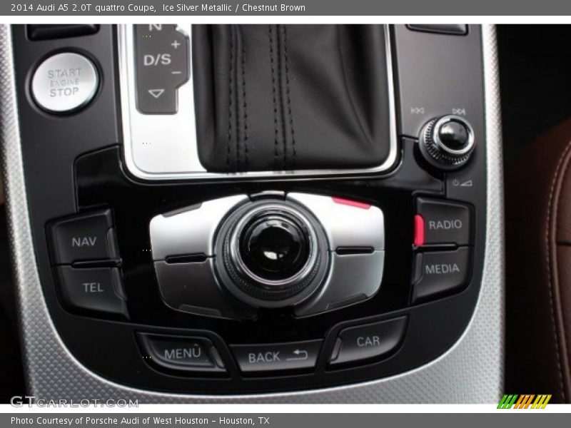Ice Silver Metallic / Chestnut Brown 2014 Audi A5 2.0T quattro Coupe