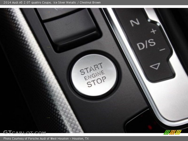 Ice Silver Metallic / Chestnut Brown 2014 Audi A5 2.0T quattro Coupe