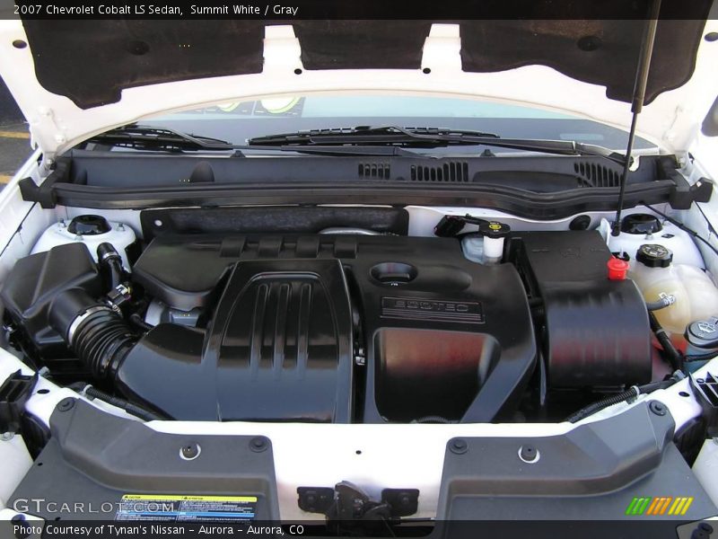 Summit White / Gray 2007 Chevrolet Cobalt LS Sedan