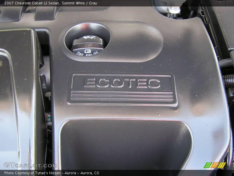 Summit White / Gray 2007 Chevrolet Cobalt LS Sedan