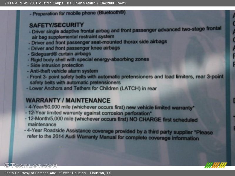 Ice Silver Metallic / Chestnut Brown 2014 Audi A5 2.0T quattro Coupe