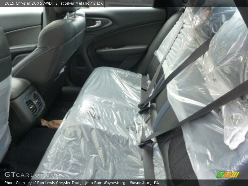 Billet Silver Metallic / Black 2015 Chrysler 200 S AWD