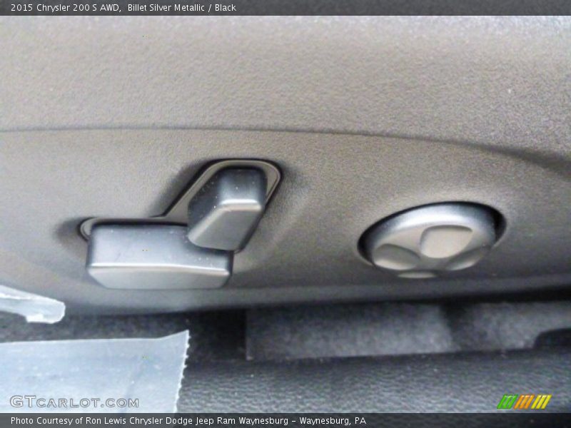 Billet Silver Metallic / Black 2015 Chrysler 200 S AWD