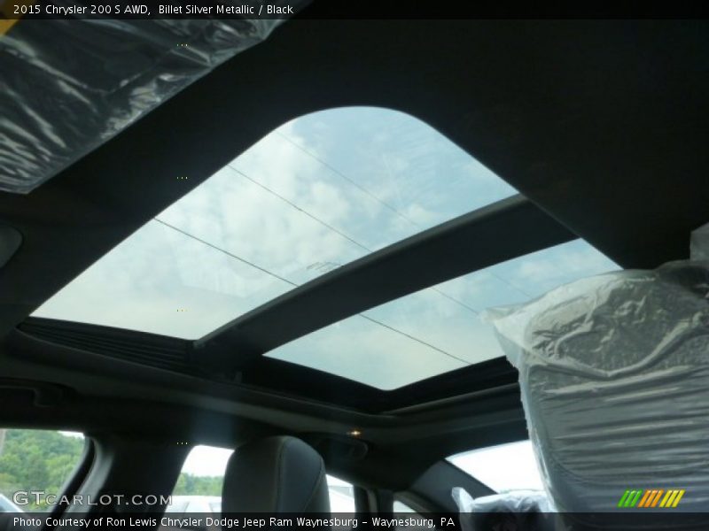 Billet Silver Metallic / Black 2015 Chrysler 200 S AWD