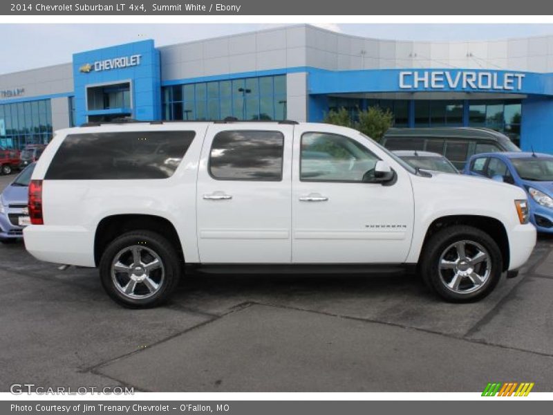 Summit White / Ebony 2014 Chevrolet Suburban LT 4x4