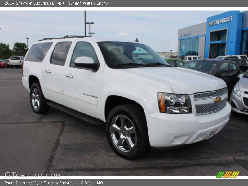 Summit White / Ebony 2014 Chevrolet Suburban LT 4x4