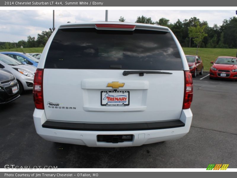 Summit White / Ebony 2014 Chevrolet Suburban LT 4x4