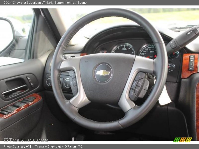 Summit White / Ebony 2014 Chevrolet Suburban LT 4x4