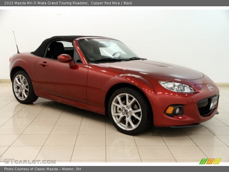 Copper Red Mica / Black 2013 Mazda MX-5 Miata Grand Touring Roadster