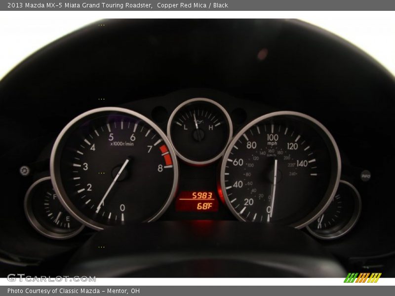  2013 MX-5 Miata Grand Touring Roadster Grand Touring Roadster Gauges