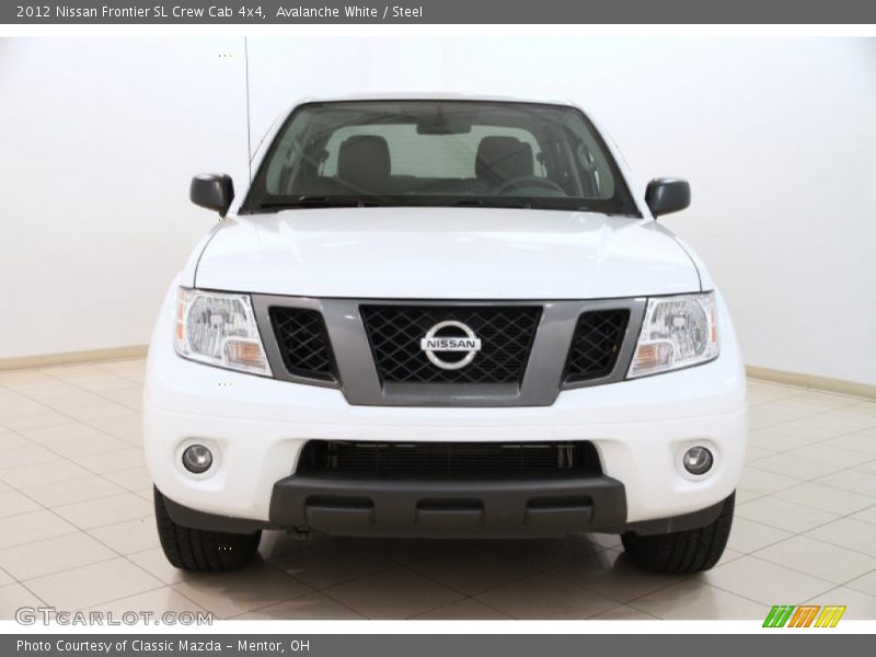 Avalanche White / Steel 2012 Nissan Frontier SL Crew Cab 4x4
