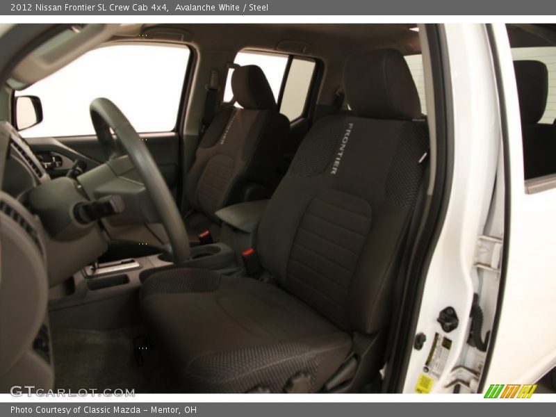 Avalanche White / Steel 2012 Nissan Frontier SL Crew Cab 4x4