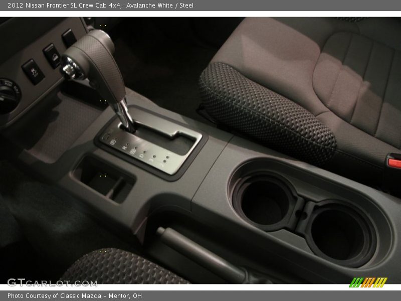 Avalanche White / Steel 2012 Nissan Frontier SL Crew Cab 4x4