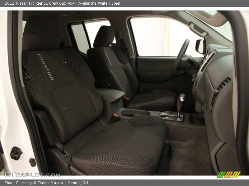 Avalanche White / Steel 2012 Nissan Frontier SL Crew Cab 4x4