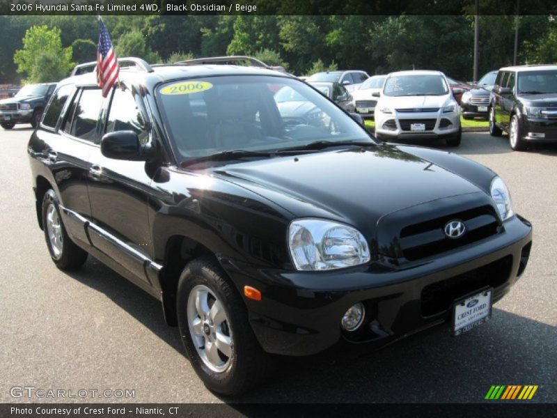 Black Obsidian / Beige 2006 Hyundai Santa Fe Limited 4WD
