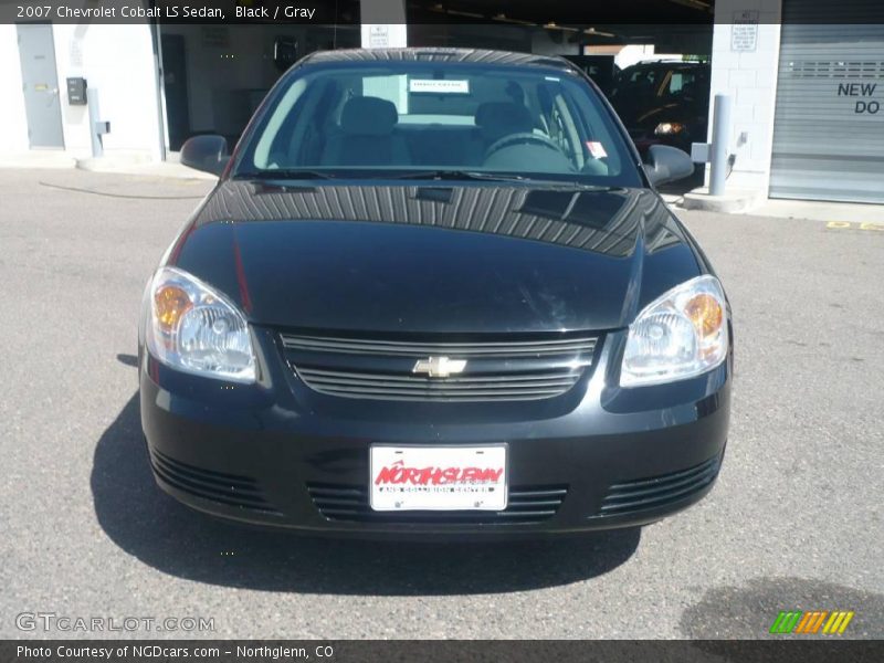 Black / Gray 2007 Chevrolet Cobalt LS Sedan