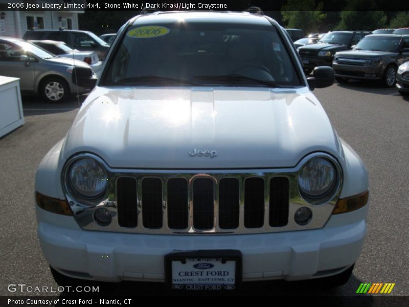 Stone White / Dark Khaki/Light Graystone 2006 Jeep Liberty Limited 4x4