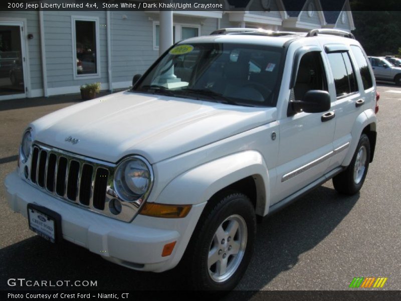 Stone White / Dark Khaki/Light Graystone 2006 Jeep Liberty Limited 4x4