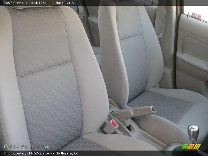Black / Gray 2007 Chevrolet Cobalt LS Sedan