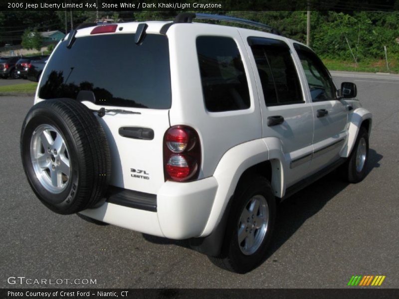 Stone White / Dark Khaki/Light Graystone 2006 Jeep Liberty Limited 4x4