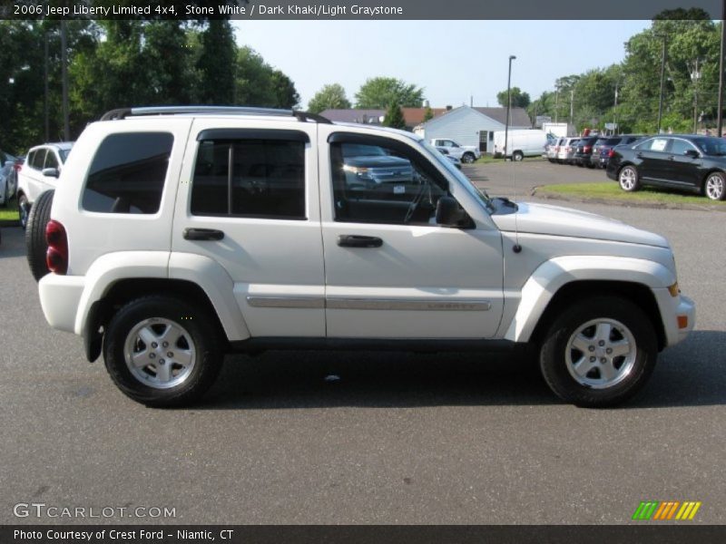 Stone White / Dark Khaki/Light Graystone 2006 Jeep Liberty Limited 4x4